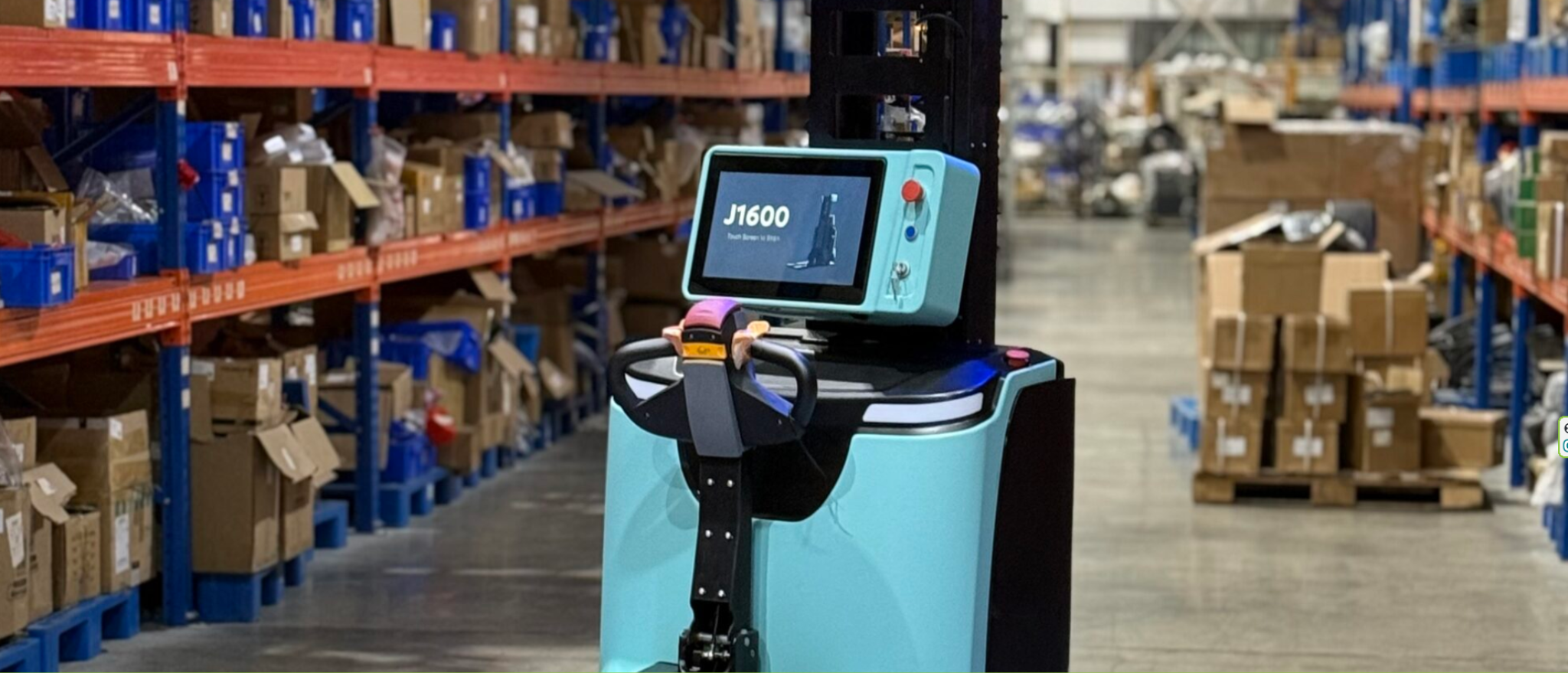 J1600 raktári környezetben